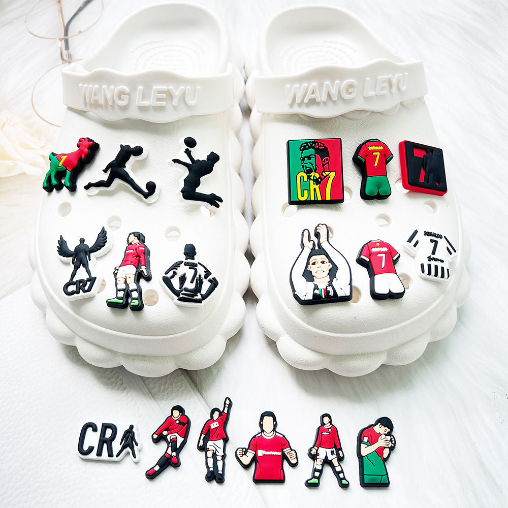 CR7 Crocs Charms Set(18 Pieces)