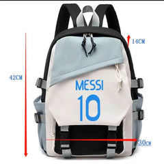 Argentina Goat Lionel 10 Backpack Student Bag with Pen Bag and Argentina Wallet for Fans Messi 10 Team Spirit Functional School Everyday Use