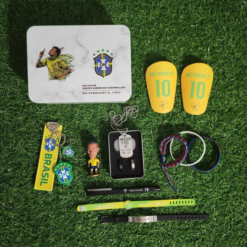 No.10 Brazil Football Star Fan Gift Box – Brazil National Team Style (Neymar Inspired)