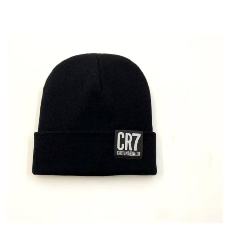 "Legend 7" Black Trendy Knitted Cap Keeps You Warm In Winter