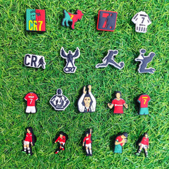 CR7 Crocs Charms Set(18 Pieces)