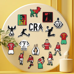 CR7 Crocs Charms Set(18 Pieces)