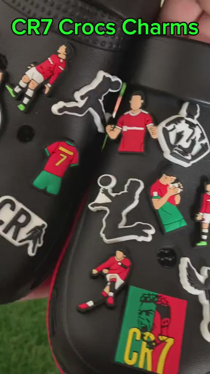 CR7 Crocs Charms Set(18 Pieces)